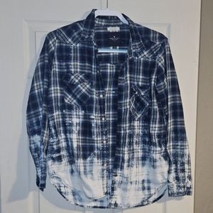 American Eagle Boyfriend Fit custom flannel